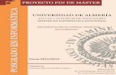 PROYECTO FIN DE MÁSTER UNIVERSIDAD DE ALMERÍA