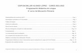 CEIP BACHILLER ALONSO LÓPEZ - CURSO 2021-2022 …