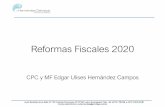 Reformas Fiscales 2020 - Her Cam Consulting