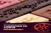 LOS 5 COLORES DEL CHOCOLATE TURRONES DE CORTE