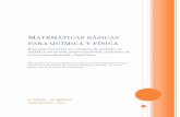 Matemáticas básicas para química y física