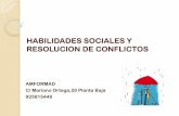 HABILIDADES SOCIALES Y RESOLUCION DE CONFLICTOS
