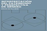 INTERPRETACIÓN DEL PATRIMONIO Y PERSPECTIVA DE GÉNERO