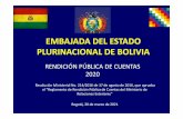 EMBAJADA DEL ESTADO PLURINACIONAL DE BOLIVIA