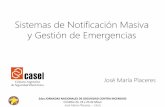 Sistemas de Notificación Masiva y Gestión de Emergencias