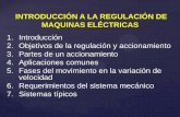 INTRODUCCIÓN A LA REGULACIÓN DE MAQUINAS ELÉCTRICAS