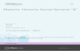 Materia: Historia Social General B