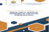 manual para el diseño de programas de estudio por competencias