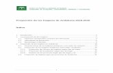 Proyección de los hogares de Andalucía 2018-2040 Índice
