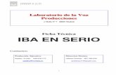 Ficha Técnica IBA EN SERIO - rovima.es