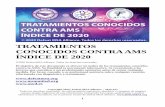 TRATAMIENTOS CONOCIDOS CONTRA AMS ÍNDICE DE 2020