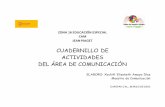 CUADERNILLO DE ACTIVIDADES DEL ÁREA DE COMUNICACIÓN