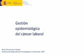 Gestión epidemiológica del cáncer laboral