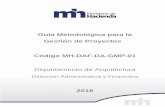 Guía Metodológica para la Gestión de Proyectos Código MH ...