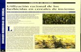 Utilización racional de los herbicidas en cereales de invierno