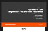 Agenda del Líder Programa de Prevención de Fatalidades
