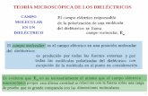TEORÍA MICROSCÓPICA DE LOS DIELÉCTRICOS