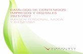CATÁLOGO DE CONTENIDOS IMPRESOS Y DIGITALES 2021/2022