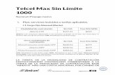 Telcel Max Sin Límite 1000 - tarifas.ift.org.mx
