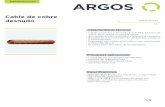 Cable de cobre desnudo - Argos