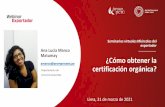 Seminarios virtuales Miércoles del exportador Ana Lucia ...