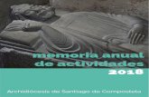 memoria anual de actividades 2018 - Archicompostela