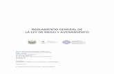 REGLAMENTO GENERAL DE LA LEY DE RIEGO Y AVENAMIENTO