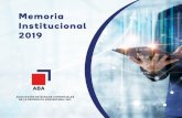 Memoria Institucional ABA 2019