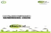 CATÁLOGO EMPAQUES GENÉRICOS 2020 - Plastikt