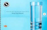 Informe de calidad del agua 2012 King City Distrito