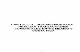 CAPITULO III.- MECANISMO PARS A REALIZAR TRANSACCIONES ...