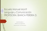 Escuela Manuel Montt lenguaje y comunicación PROFESORA ...