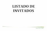 LISTADO DE INVITADOS - Gob