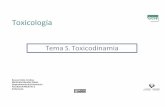 Tema 5. Toxicodinamia