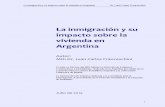 La inmigración y su impacto sobre la vivienda en Argentina