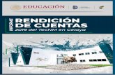 INFORME DE RENDICIÓN DE CUENTAS 2019 DEL TECNOLÓGICO ...