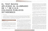 INTERVENCIONS EL TEST RAVEN DE E.G.B. COLEGIOS PUBLICaS ...