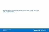 Estación de acoplamiento de Dell WD19 Thunderbolt Guía del ...