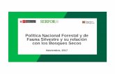 Política Nacional Forestal y de Fauna Silvestre y su ...