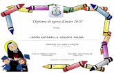 Diploma de egreso Kínder 2018”