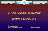 “E.T.A.P. y E.D.A.R. de ALLARIZ” ESPINA & DELFÍN, S. L.