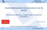 Automatización de procesos en la AEAT