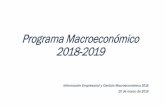 Programa Macroeconómico 2018-2019 - BCCR