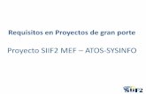 Proyecto SIIF2 MEF ATOS-SYSINFO