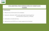 VOLUMETRÍA POR FORMACIÓN DE COMPLEJOS TEORÍA