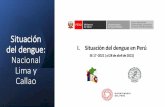 Situación del dengue: I. Situación del dengue en Perú