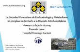 La Sociedad Venezolana de Endocrinología y Metabolismo Se ...