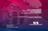 LEY ORGÁNICA DE LA UNIVERSIDAD AUTÓNOMA DE …