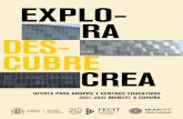 EXPLO- RA DES- CUBRECREA