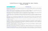 CAPÍTULO VIII: VICENTE DE PAÚL 1635-1639
